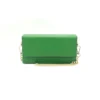 Mini clutch i äkta läder med avtagbar kedja, Made in Italy