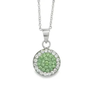Kedja Natalie 925 silver crystal-peridot