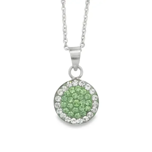 Kedja Natalie 925 silver crystal-peridot