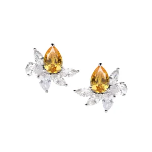 Stardust Yellow Drop Stud-örhängen