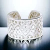 Ornamenterad justerbar ring i 925 sterlingsilver med orientalisk stil – RG925-15 Ornamenterad justerbar ring i 925 sterlingsilver med orientalisk stil – RG925-15