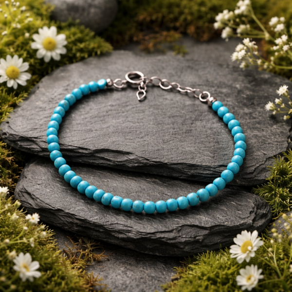 Turkost pärlarmband Armband
